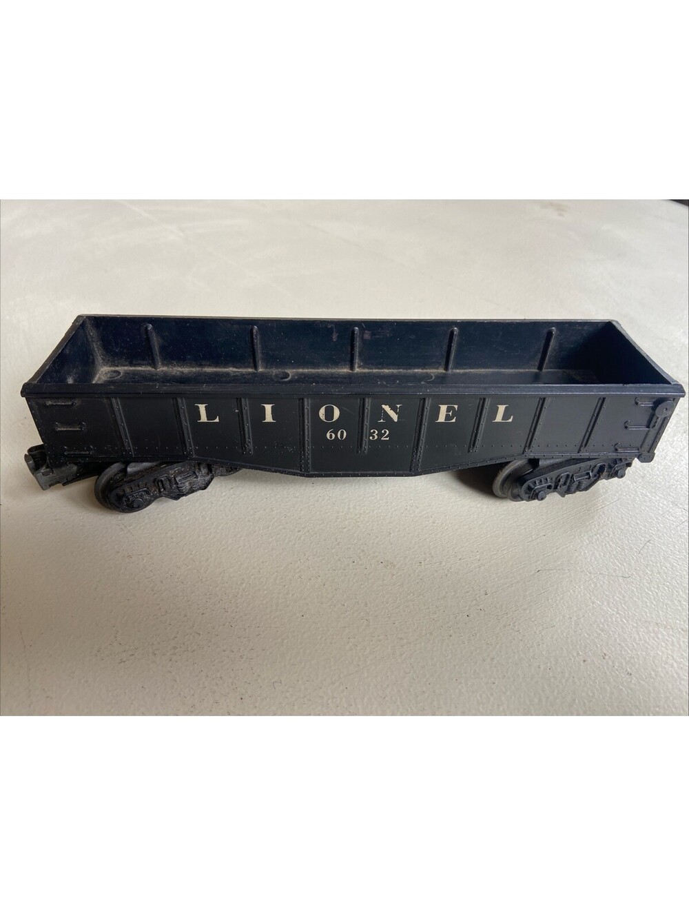 Lionel O Gauge 6032 Black Plastic Gondola Train Car Model Train Engine